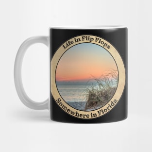 Early morning sunrise life in Flip Flops Mug